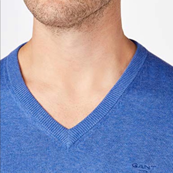 🔥NWT🔥GANT Lightweight Cotton V-Neck Sweater - Picture 5 of 8